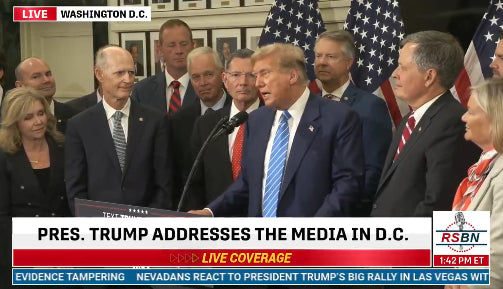 Dozens of Senators Rally Behind Trump in Washington, D.C. Show of Strength