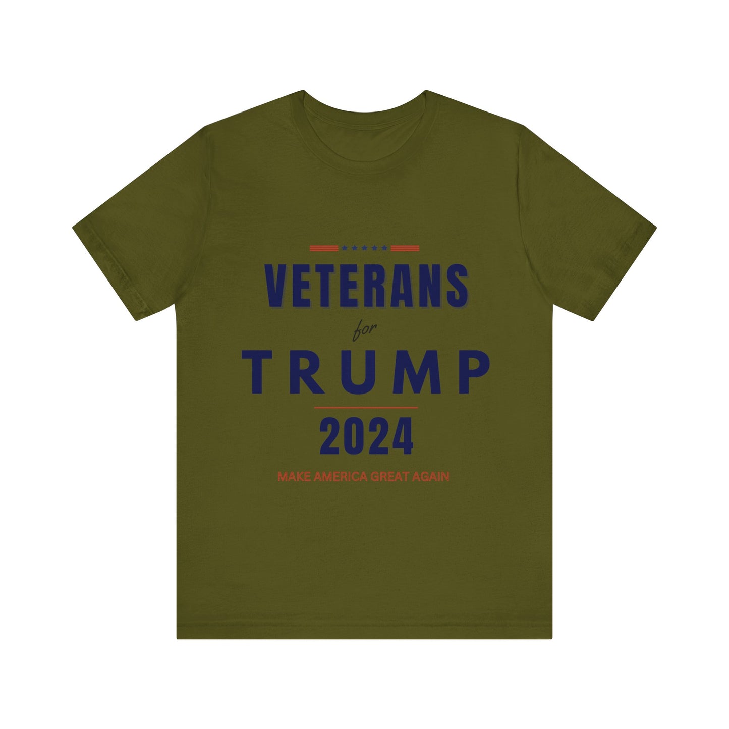 Trump 2024 Collection: Veterans for Trump T-Shirt