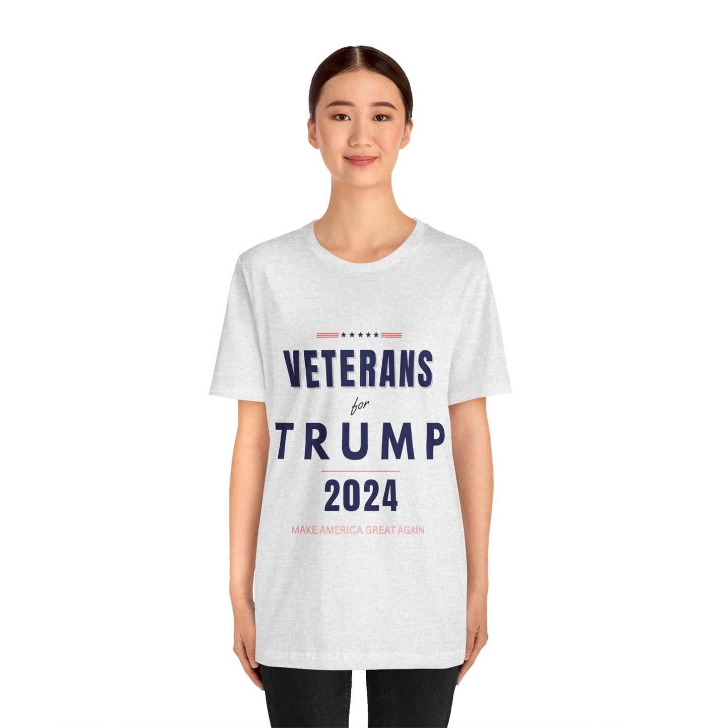 Trump 2024 Collection: Veterans for Trump T-Shirt