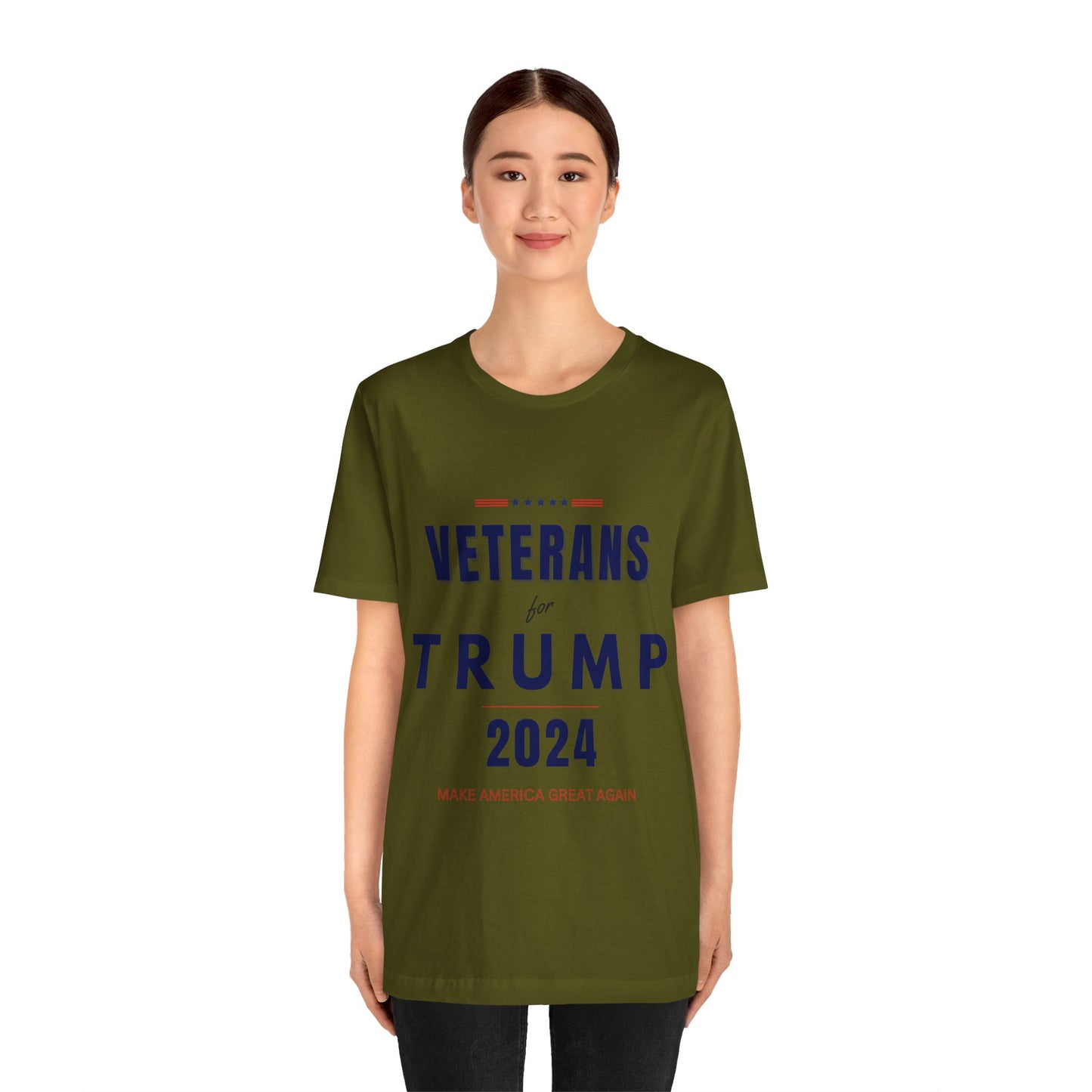Trump 2024 Collection: Veterans for Trump T-Shirt