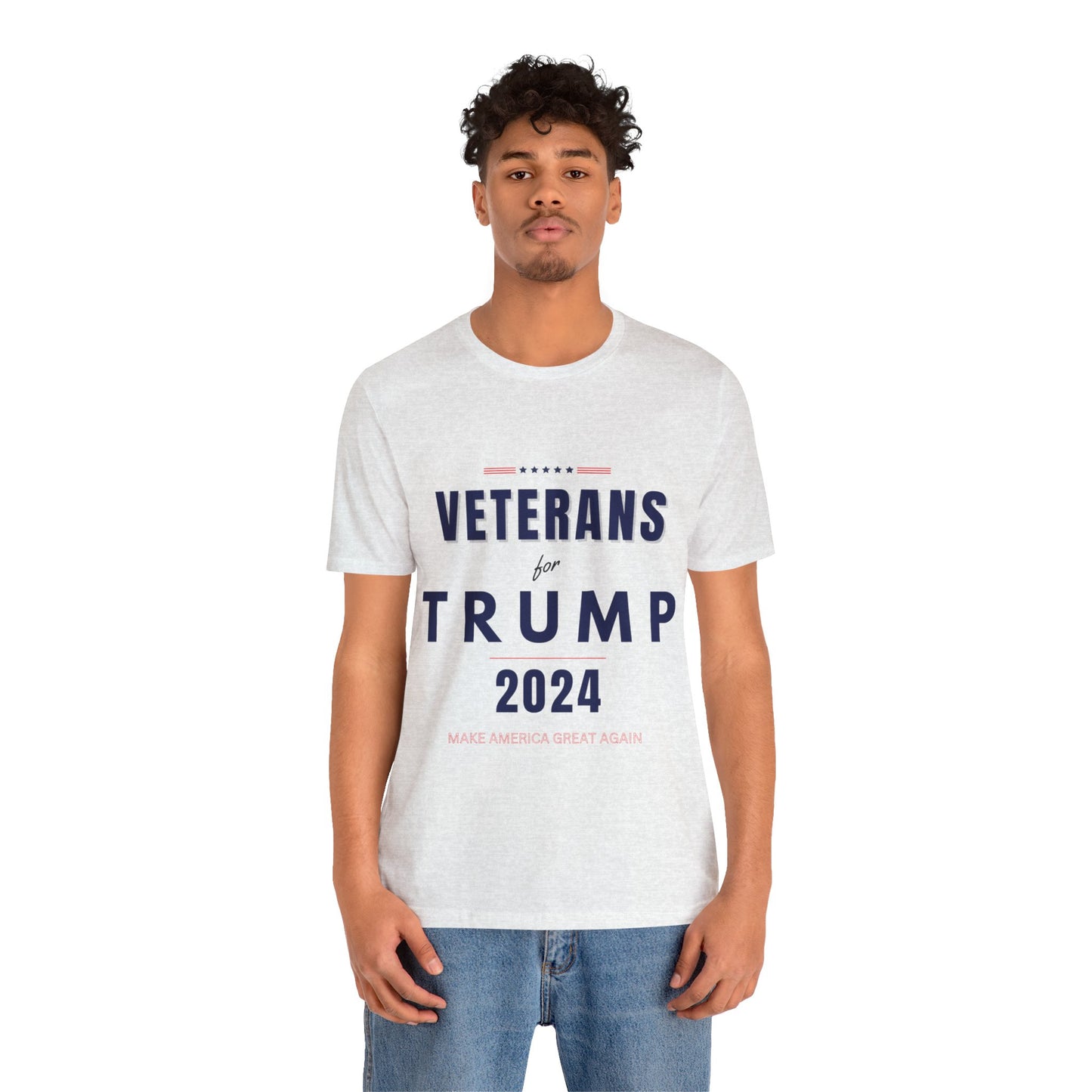 Trump 2024 Collection: Veterans for Trump T-Shirt