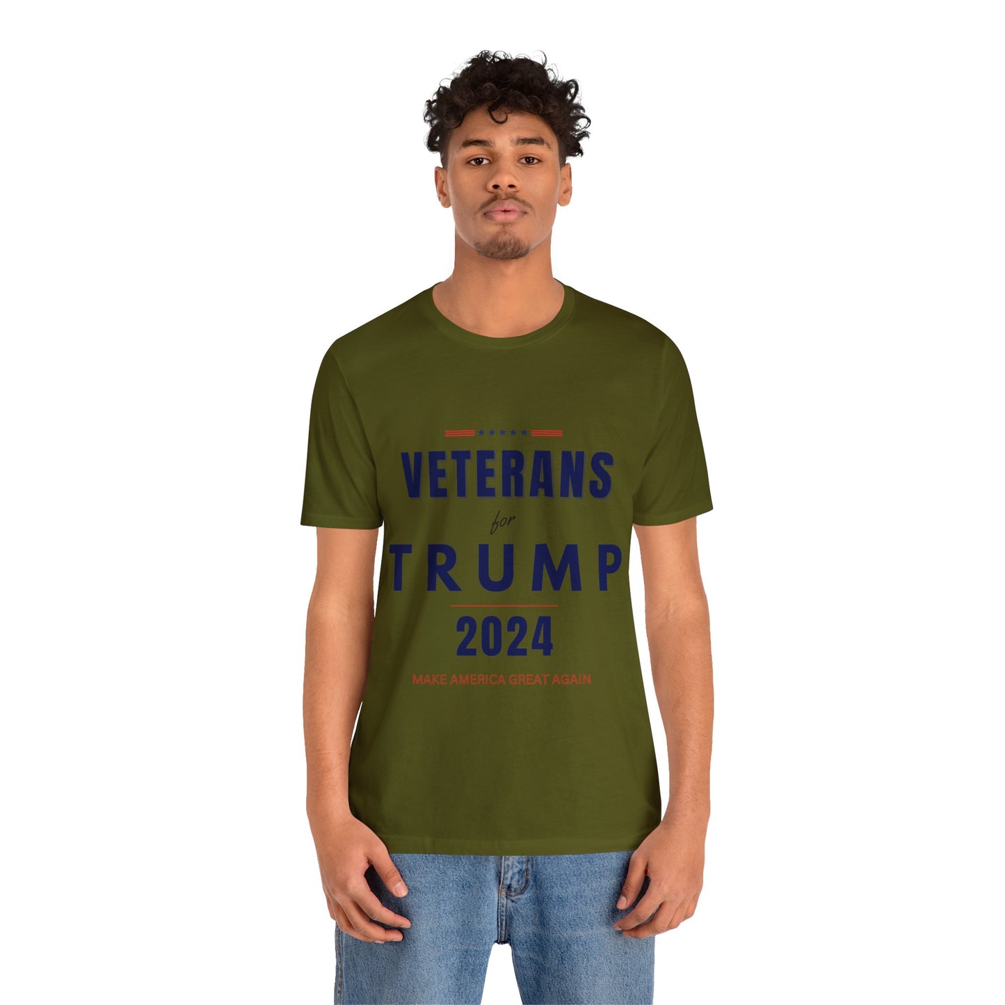 Trump 2024 Collection: Veterans for Trump T-Shirt