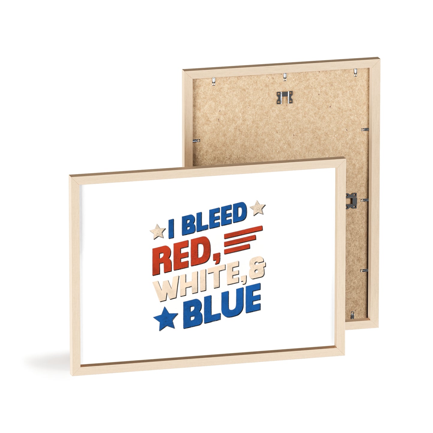 Limited Edition! I Bleed Red, White & Blue Poster