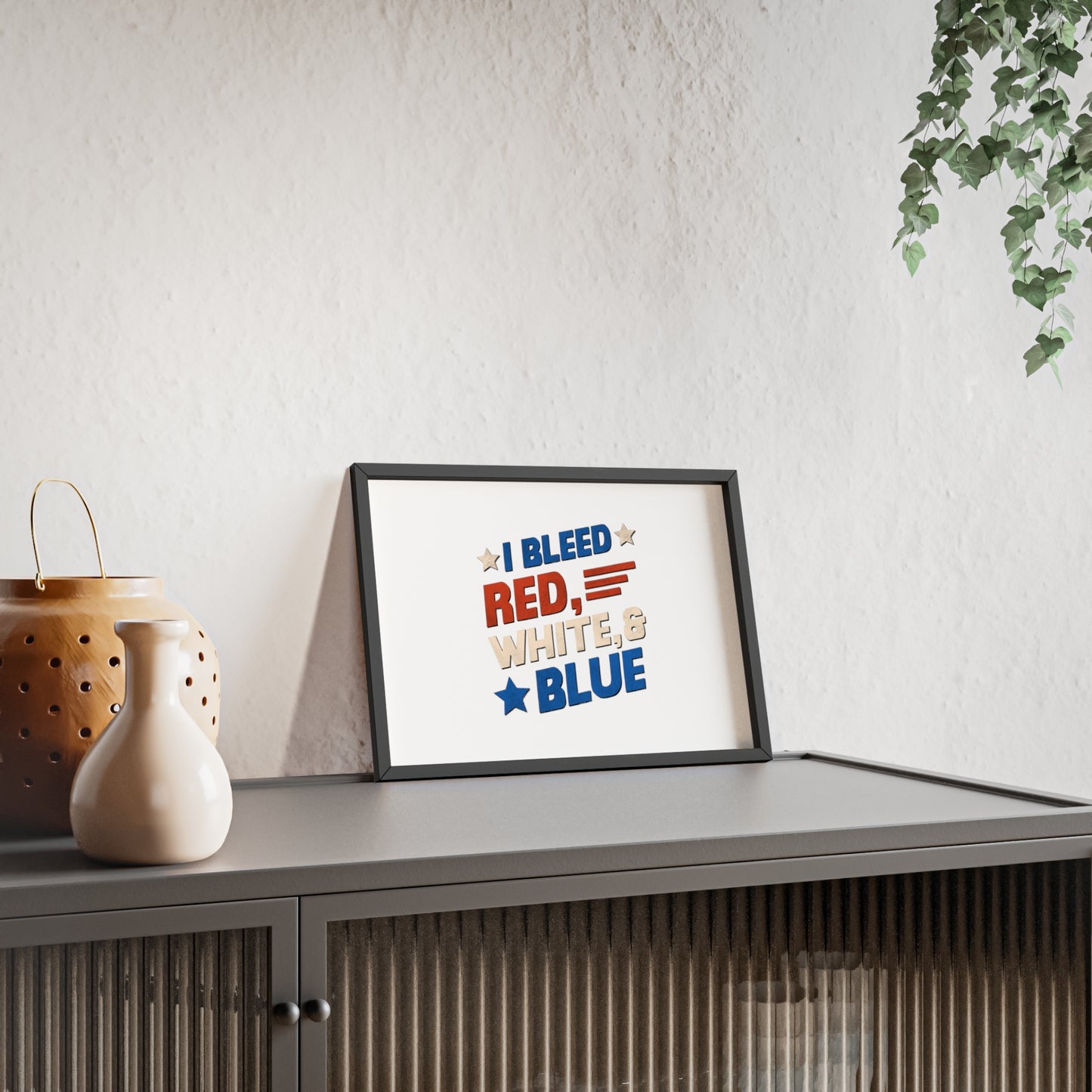 Limited Edition! I Bleed Red, White & Blue Poster