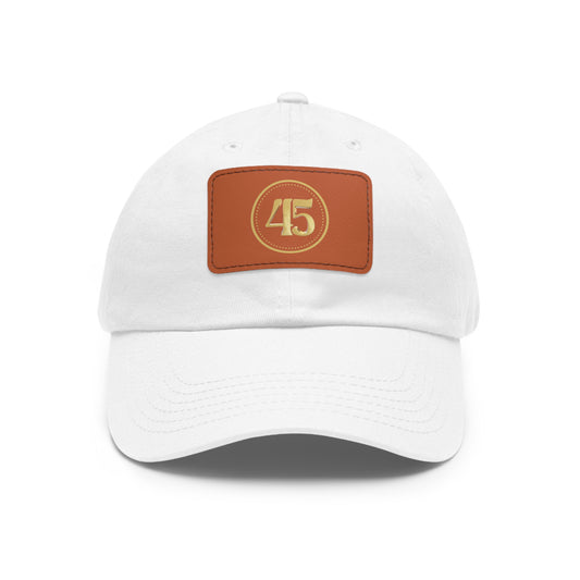 The Golden Collection Cap with Leather Patch
