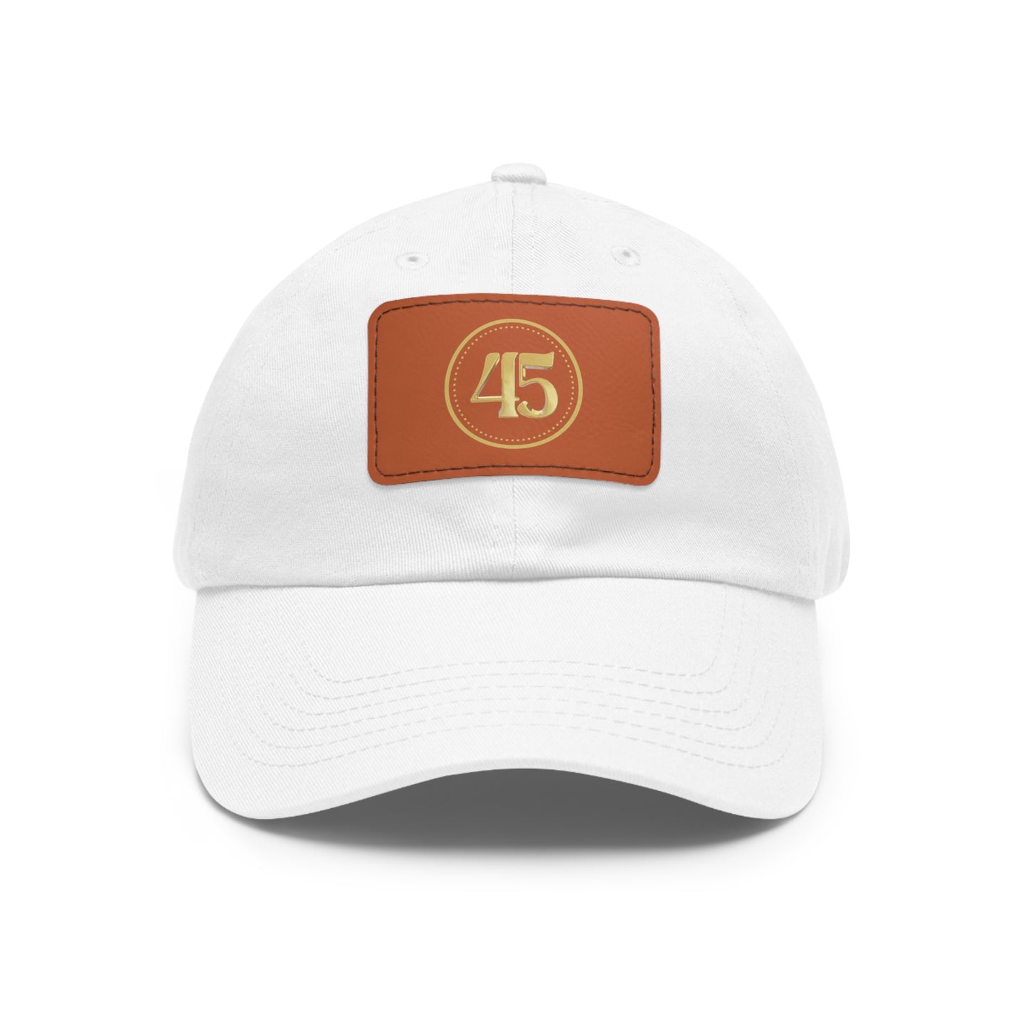 The Golden Collection Cap with Leather Patch