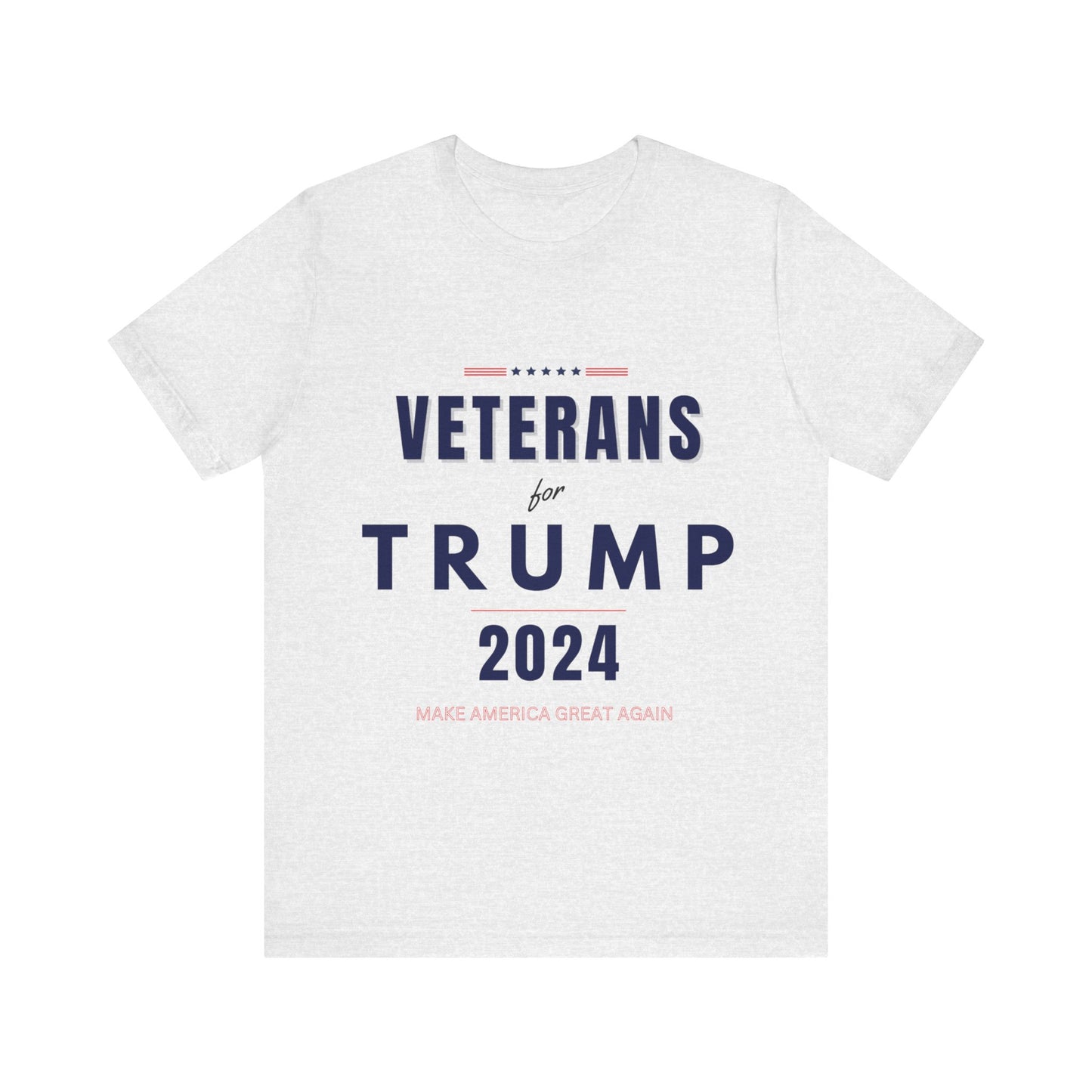 Trump 2024 Collection: Veterans for Trump T-Shirt