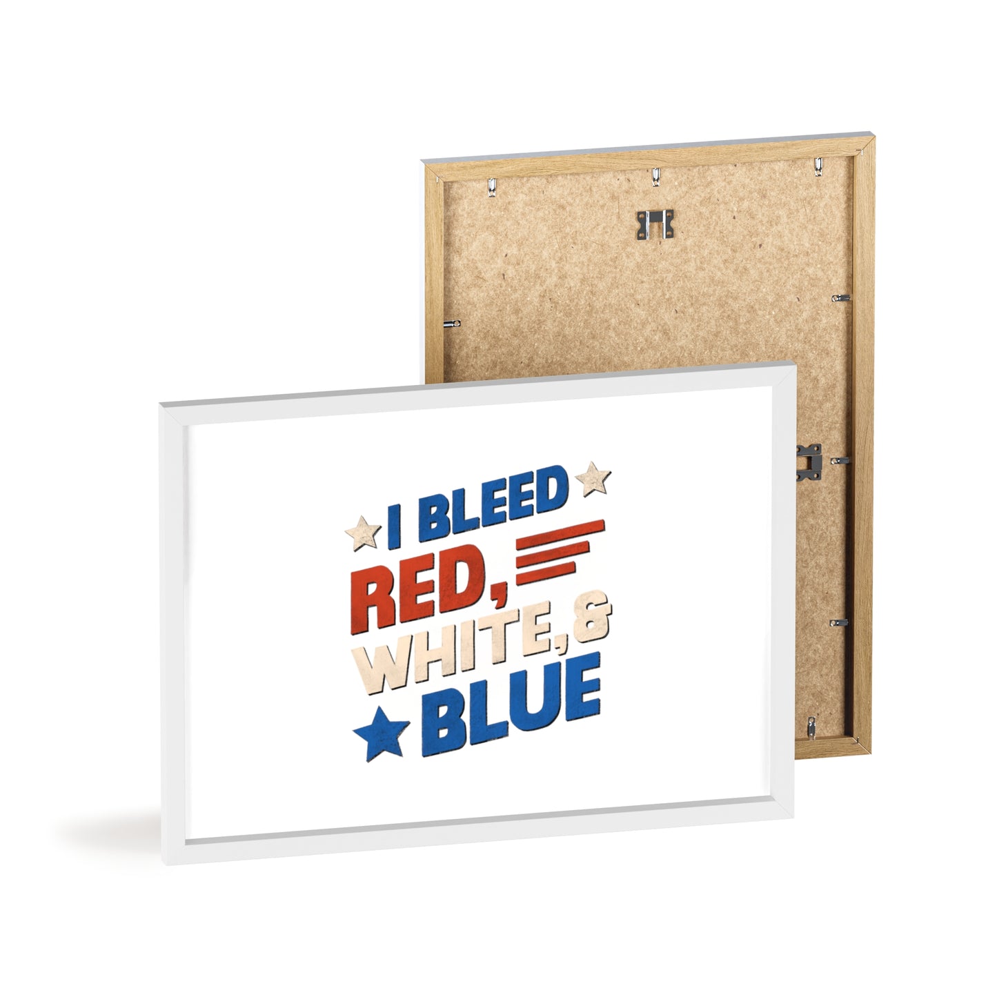 Limited Edition! I Bleed Red, White & Blue Poster