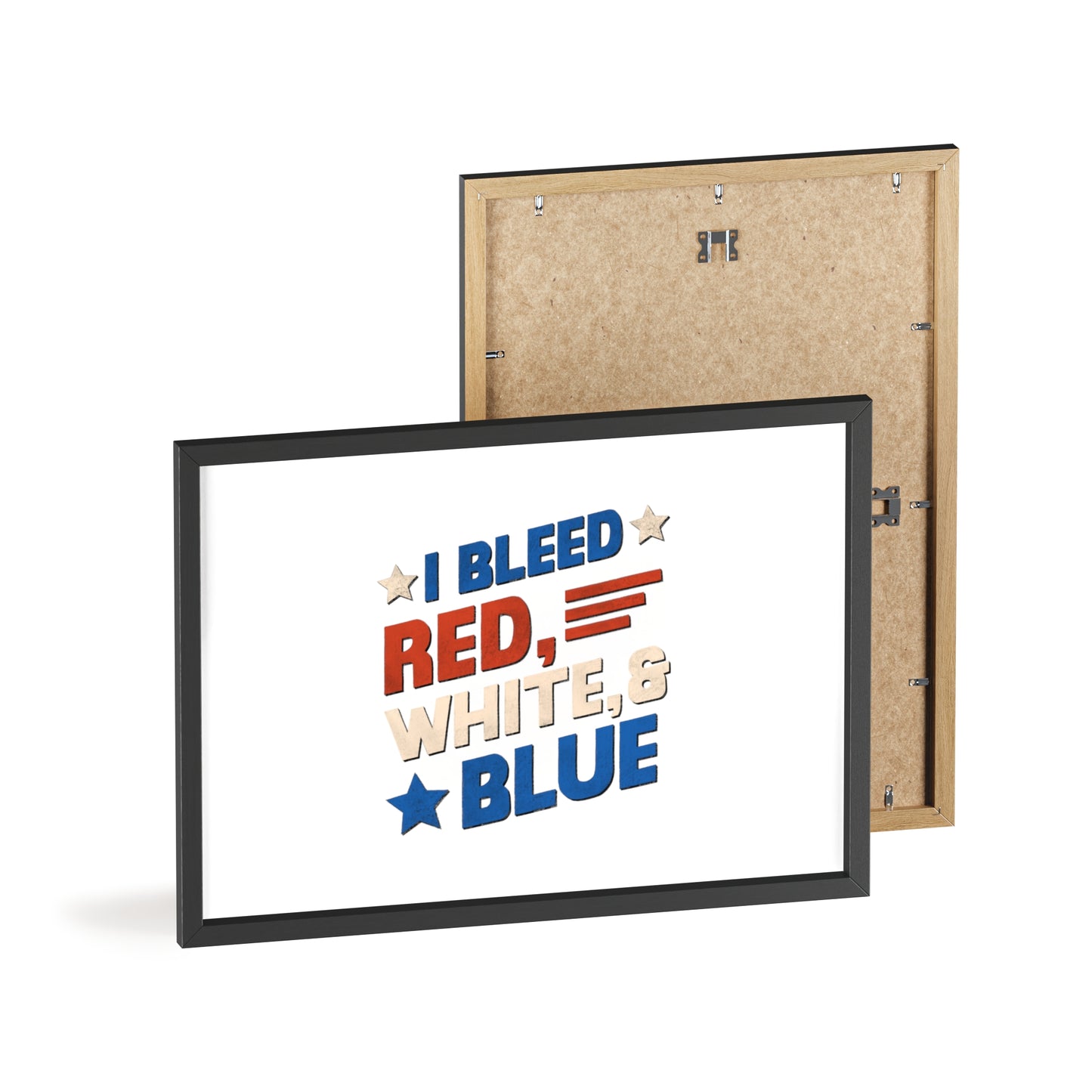 Limited Edition! I Bleed Red, White & Blue Poster